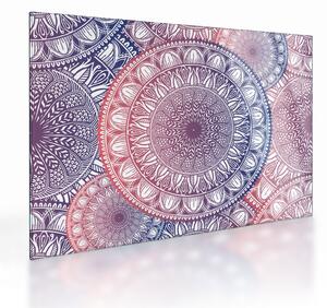 Mandala kép (üvegen) (70x50 cm)