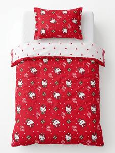 Sinsay - Hello Kitty karácsonyi ágyneműhuzat-garnitúra - piros