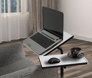 Laptop állvány Glen-White, Black fehér Fekete