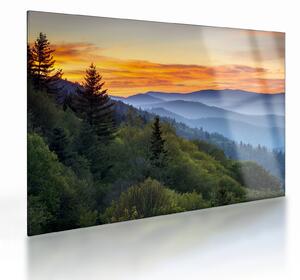 Kep - Vörös hajúak a hegyekben (üvegen) (70x50 cm)