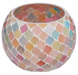 PASTEL LIGHTS mozaik mécsestartó Ø 12 cm