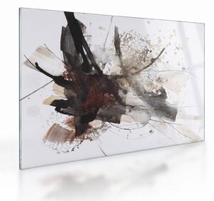 Egy absztrakt festmény képe (üvegen) (70x50 cm)