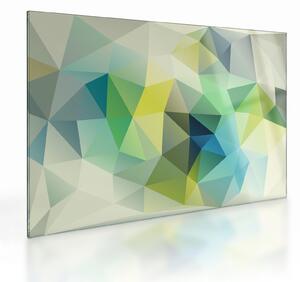 A geometriai absztrakció képe (üvegen) (70x50 cm)
