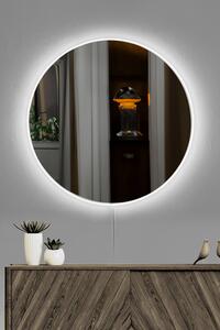 Round Diameter : 40 cm Tükör LED -es világítással 40x40 fehér