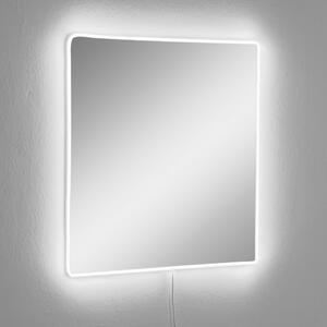 Square 50 x 50 cm Tükör LED -es világítással 50x50 fehér