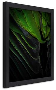 Gario Poszter Tollak boho stílusban A keret színe: Fekete, Méret: 20 x 30 cm