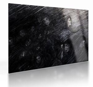 Kép - Szomorúság és lemondás (üvegen) (70x50 cm)