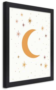 Gario Poszter Csillagos éjszaka A keret színe: Fekete, Méret: 20 x 30 cm