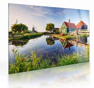A holland malmok képe (üvegen) (70x50 cm)