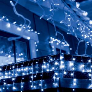 Kültéri/beltéri jégcsap fényfüggöny, kék, 300 LED