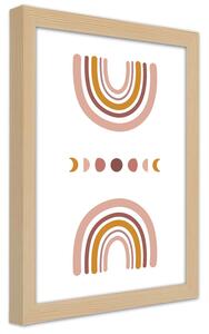 Gario Poszter Szivárvány A keret színe: Természetes, Méret: 30 x 45 cm