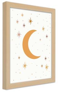 Gario Poszter Csillagos éjszaka A keret színe: Természetes, Méret: 30 x 45 cm