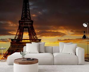 Gario Fotótapéta Az Eiffel-torony naplementében Anyag: Vlies, Méret: 200 x 140 cm
