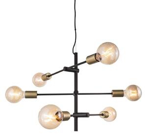 Függőlámpa Nordlux, Josefine, dimmable, Fekete, Nappali, Fém, Modern