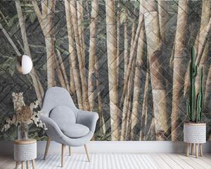 Gario Fotótapéta Bambusz erdő Anyag: Vlies, Méret: 200 x 140 cm