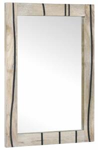 Fürdőszobai tükör Négyszögletes tükörrel Fehér 50 x 2,5 x 70 cm