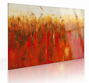 Kép - Festett absztrakció (üvegen) (70x50 cm)