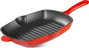 Serpenyő MagicHome Castora line, grill, zománcozott öntöttvas, 270x270x45 mm