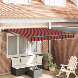 Behúzható napellenző Narancs és Barna 350x250 cm szövet