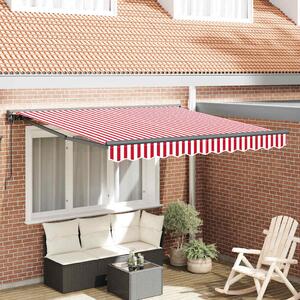 VidaXL Napernyő keret Piros és Fehér 350 x 250 cm