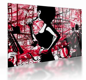 Kép - Jazz (üvegen) (70x50 cm)