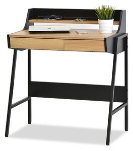Z0ND0 PC asztal Borge (tölgy + fekete). 1109737