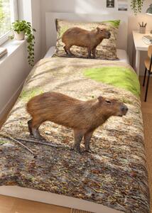 3d ágyneműhuzat Capybara 140x200 cm