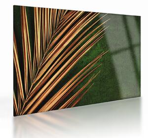 Kép levéllel (üvegen) (70x50 cm)