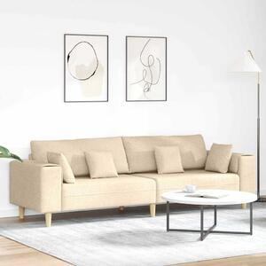 Kanapé Krém 250 x 77 x 76 cm szövet