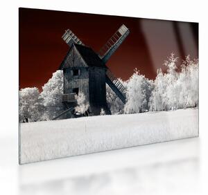 A malom képe (üvegen) (70x50 cm)