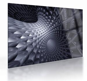 Kép - Absztrakció 3D (üvegen) (70x50 cm)