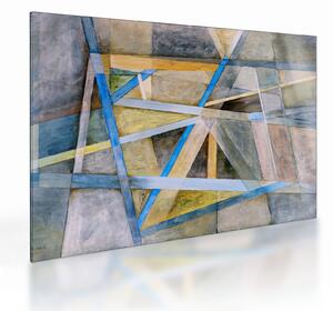 Kép - Absztrakció (üvegen) (70x50 cm)