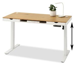 Z0ND0 PC asztal Osto 140 (fehér tölgy + fehér). 1109837