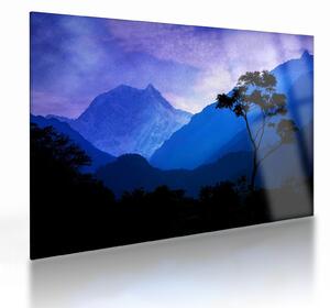 Kép - Éjszakai ég Nepálban (üvegen) (70x50 cm)