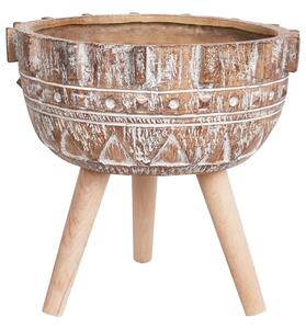 Magasított virágállvány ASPLENIUM 37 cm Világosbarna