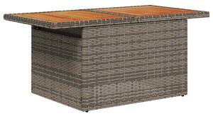 Kerti Kanapé Szett tárolóval 6 pcs Szürke Poli rattan