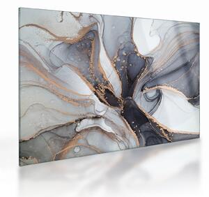 Kép - Szürke márvány (üvegen) (70x50 cm)