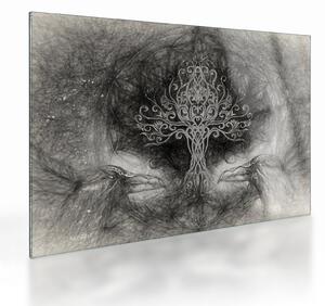 Kép - Az élet fája (üvegen) (70x50 cm)