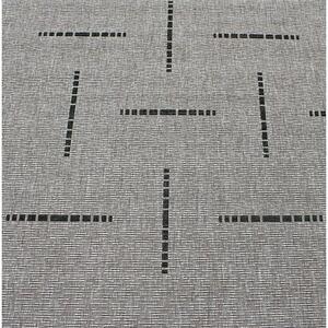 Floorlux 20008 szőnyeg silver/black, 80 x 150 cm, 80 x 150 cm