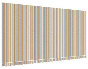 VidaXL többszínű csíkos pótszövet napellenzőhöz 6 x 3 m