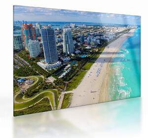 Kép - Miami, Florida (üvegen) (70x50 cm)