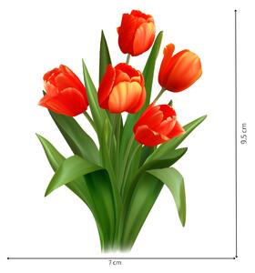 PIPPER. Matrica a kapcsoló felett "Piros tulipánok"