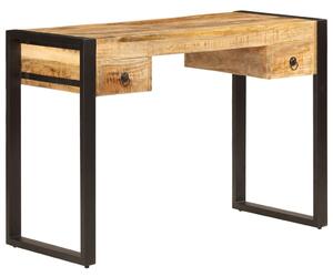 Tömör mangófa íróasztal 2 fiókkal 110 x 50 x 77 cm