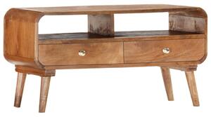 Tömör mangófa TV-szekrény 90 x 35 x 47 cm