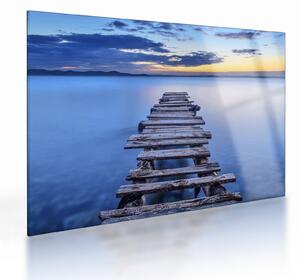 Kép - Pier, Zadar, Croatia (üvegen) (70x50 cm)