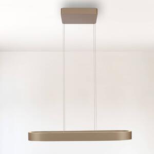 Paul Neuhaus LED lógó világítás Q-Stretto, bronz, 86,8 cm, dimmelhető, Bronz / antik sárgaréz, Nappali / Étkező, fém, Modern