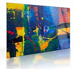 Kép - Absztrakció (üvegen) (70x50 cm)