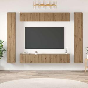 TV szekrény garnitúra 10 db Artisan tölgy Szerelt Fa