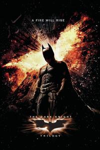 Művészi plakát The Dark Knight Trilogy - A Fire Will Rise, (26.7 x 40 cm)