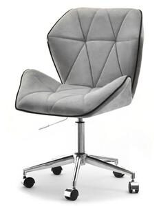 Z0ND0 Fotel Velma M (szürke + króm). 1110448